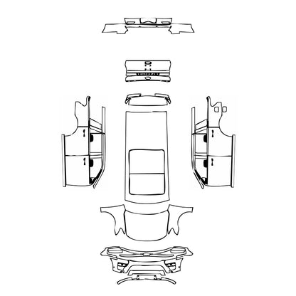 Pre-Cut PPF Ford Expedition Standard Wheelbase Platinum 2022 - PPF-Kits