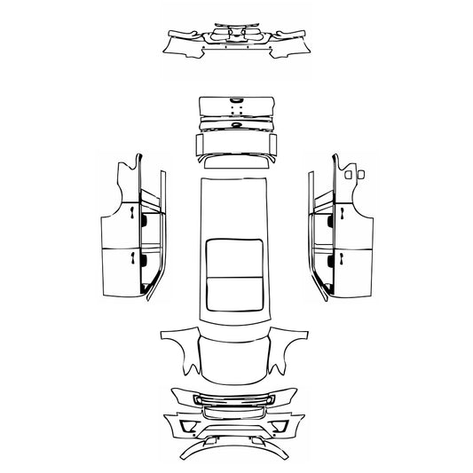 Pre-Cut PPF Ford Expedition Standard Wheelbase XLT 2021 - PPF-Kits
