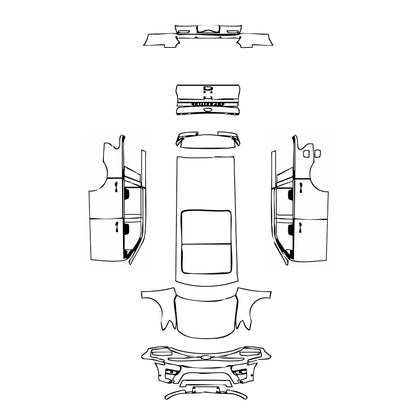 Pre-Cut PPF Ford Expedition Standard Wheelbase XLT 2022 - PPF-Kits
