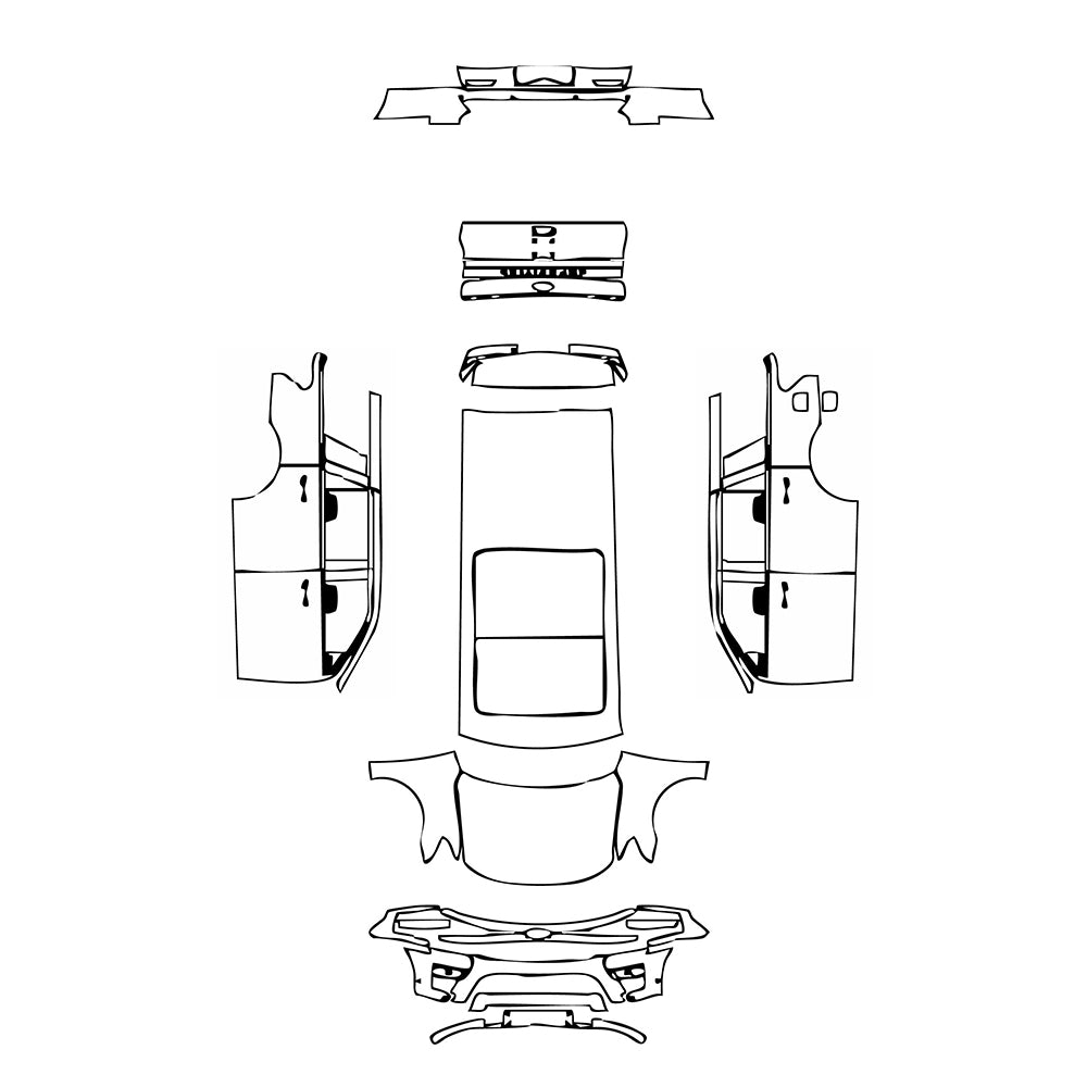 Pre-Cut PPF Ford Expedition Standard Wheelbase XL 2023 - PPF-Kits