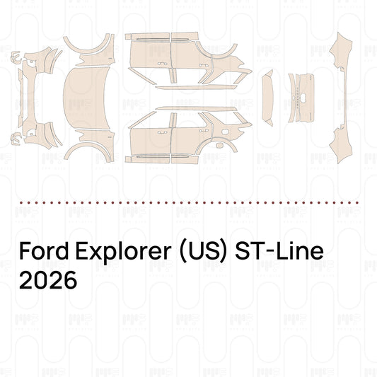 Pre-Cut PPF Ford Explorer (US) ST-Line 2026
