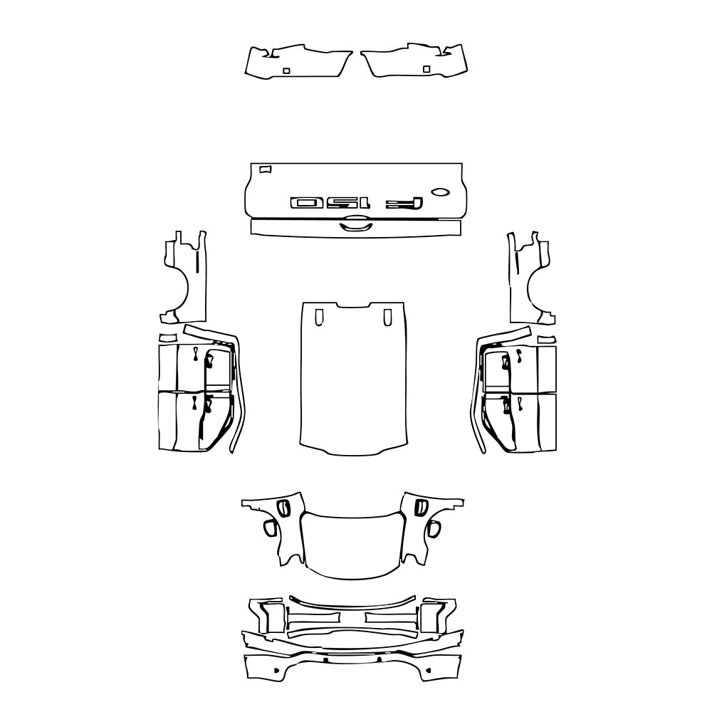 Pre-Cut PPF Ford F-150 Lightning Platinum 2023 - PPF-Kits