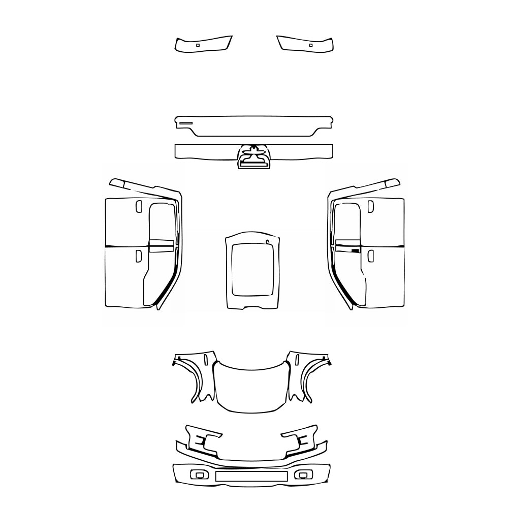 Pre-Cut PPF Ford F-150 Limited SuperCrew 2018 - PPF-Kits