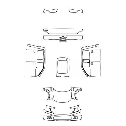 Pre-Cut PPF Ford F-150 Limited SuperCrew 2020 - PPF-Kits