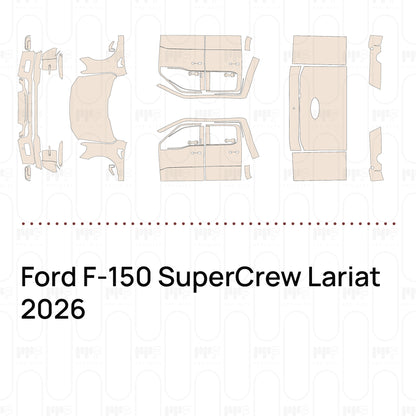 Pre-Cut PPF Ford F-150 SuperCrew Lariat 2026
