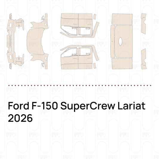 Pre-Cut PPF Ford F-150 SuperCrew Lariat 2026