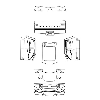 Pre-Cut PPF Ford F-150 SuperCrew Platinum 2022 - PPF-Kits
