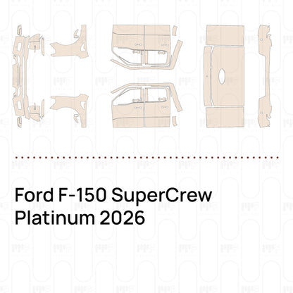 Pre-Cut PPF Ford F-150 SuperCrew Platinum 2026