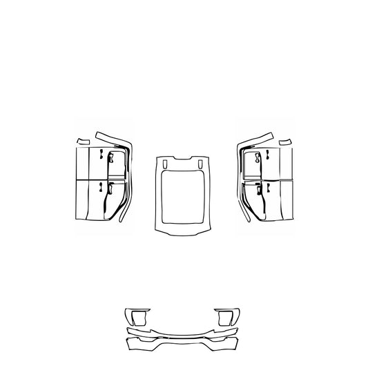 Pre-Cut PPF Ford F-150 SuperCrew Tremor 2023 - PPF-Kits