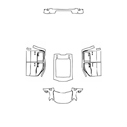 Pre-Cut PPF Ford F-150 SuperCrew XL 2024 - PPF-Kits