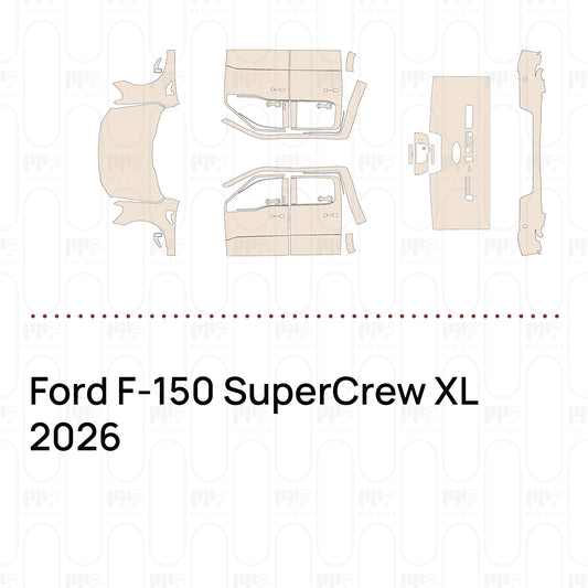 Pre-Cut PPF Ford F-150 SuperCrew XL 2026
