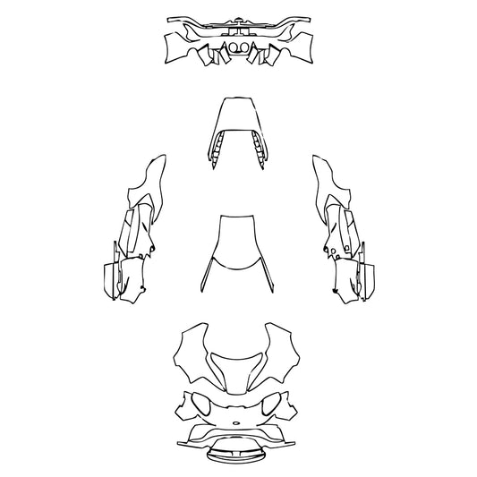 Pre-Cut PPF Ford GT 2023 - PPF-Kits