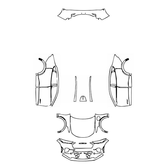 Pre-Cut PPF Ford Mach-E GT 2022 - PPF-Kits
