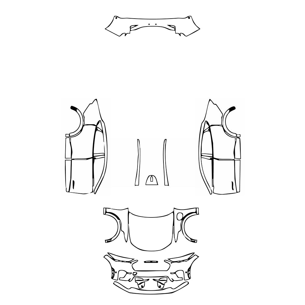 Pre-Cut PPF Ford Mach-E GT 2023 - PPF-Kits