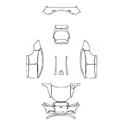 Pre-Cut PPF Ford Mach-E Select 2021 - PPF-Kits