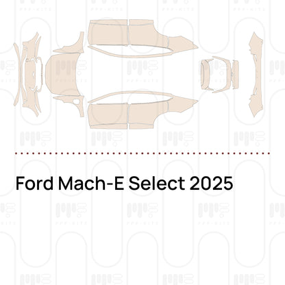 Pre-Cut PPF Ford Mach-E Select 2025