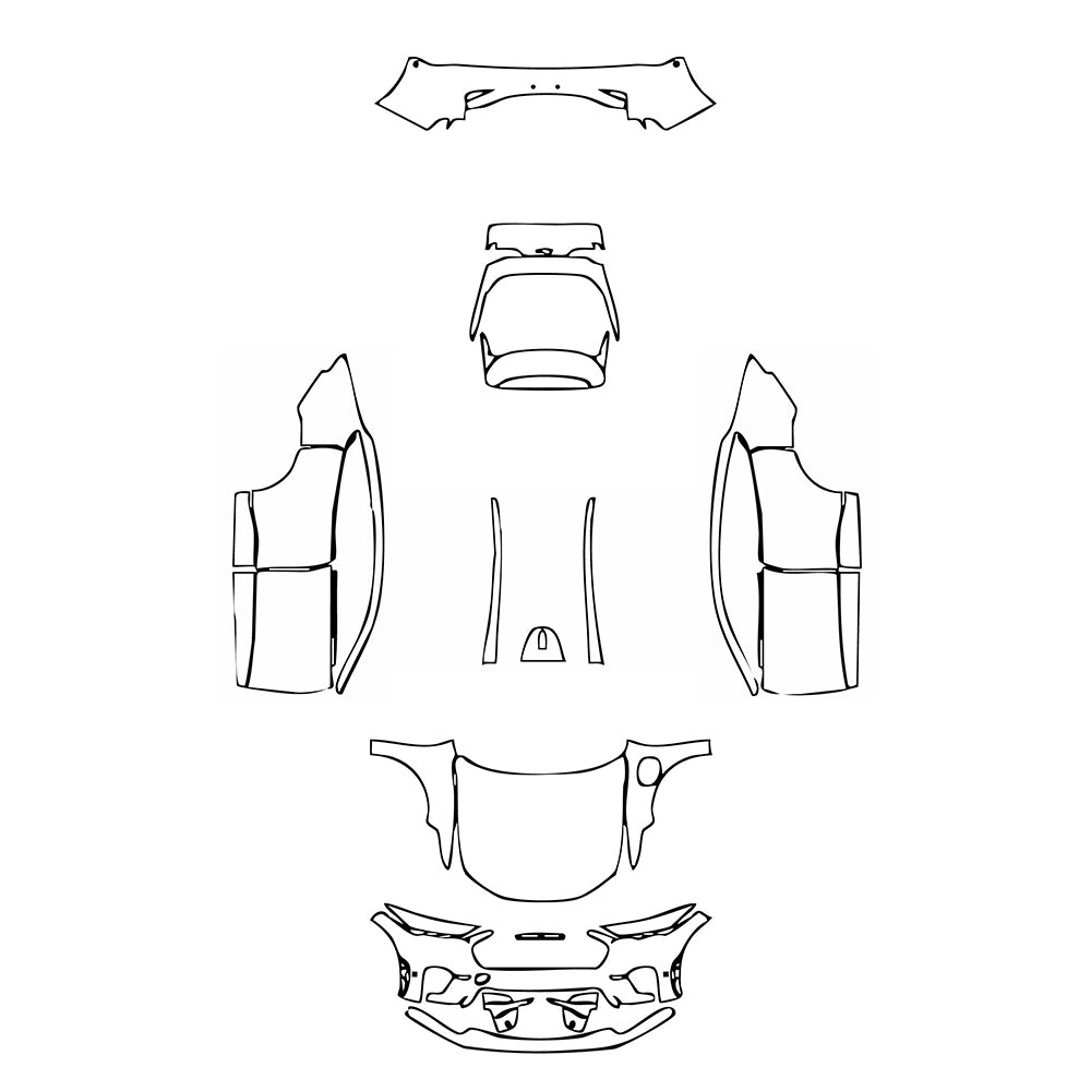 Pre-Cut PPF Ford Mach-E (CN) Base 2022 - PPF-Kits