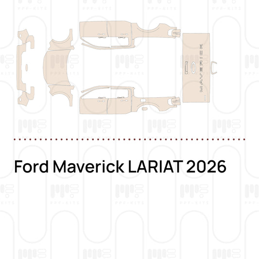 Ford Maverick LARIAT 2026 – Forskåret PPF-lakbeskyttelsesfilm