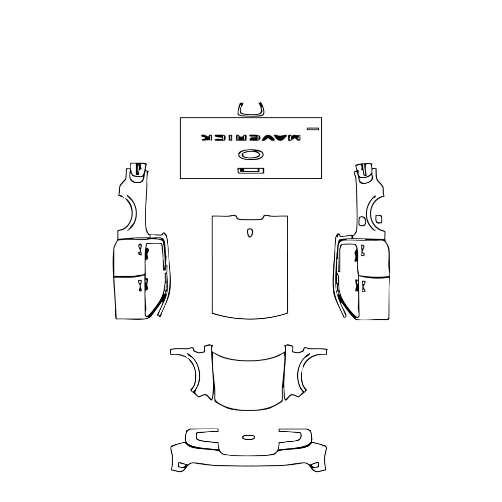 Pre-Cut PPF Ford Maverick XL 2022 - PPF-Kits