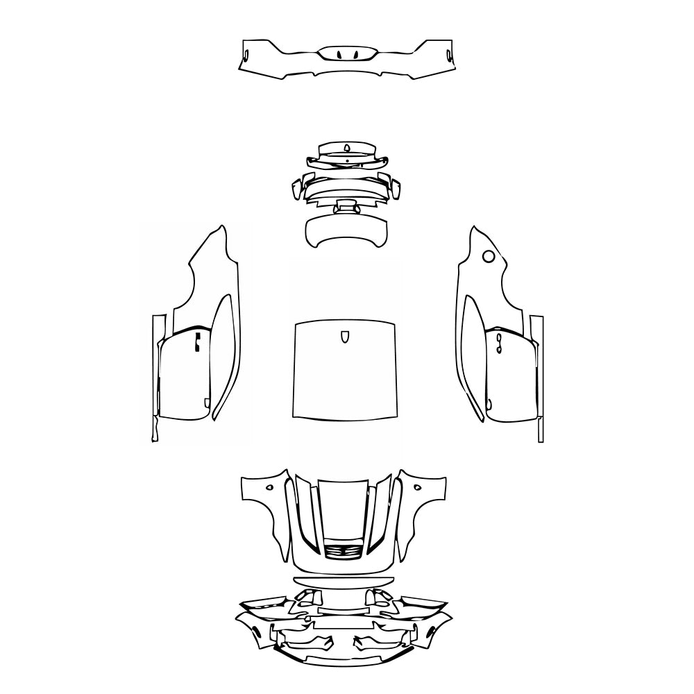 Pre-Cut PPF Ford Mustang Fastback Dark Horse Premium 2024 - PPF-Kits