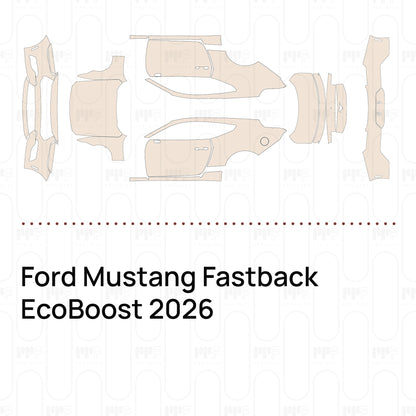 Pre-Cut PPF Ford Mustang Fastback EcoBoost 2026