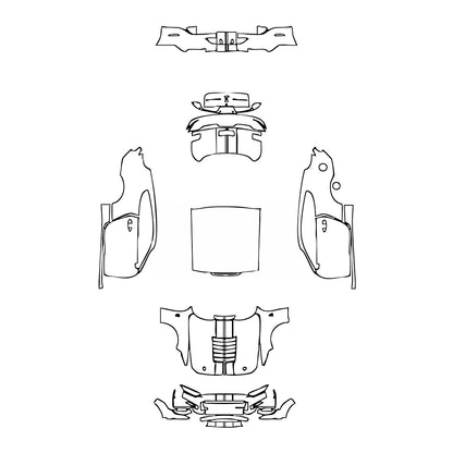 Pre-Cut PPF Ford Mustang Fastback ShelbyGT500 2023 - PPF-Kits