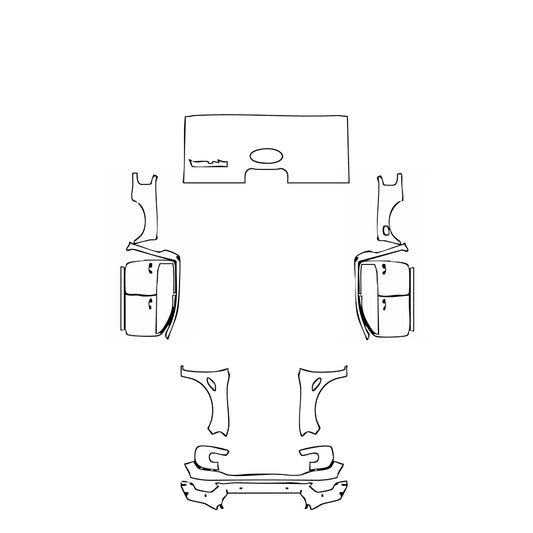 Pre-Cut PPF Ford Ranger (EU) Raptor 2025