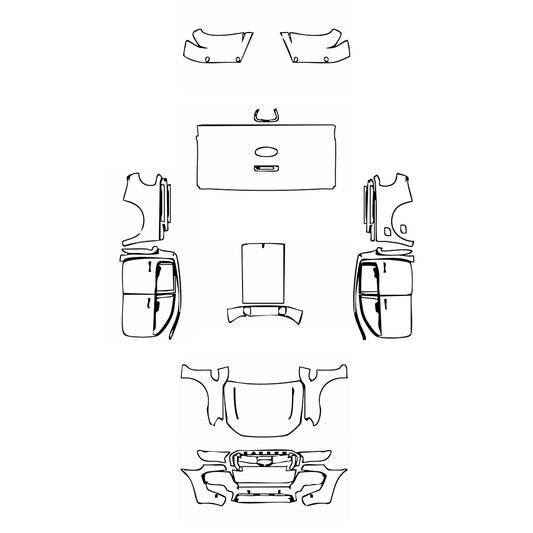 Pre-Cut PPF Ford Ranger (EU) Wildtrak 2017 - PPF-Kits