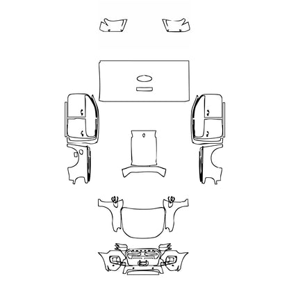 Pre-Cut PPF Ford Ranger (EU) Wildtrak 2022 - PPF-Kits