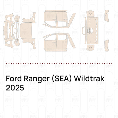 Pre-Cut PPF Ford Ranger (SEA) Wildtrak 2025