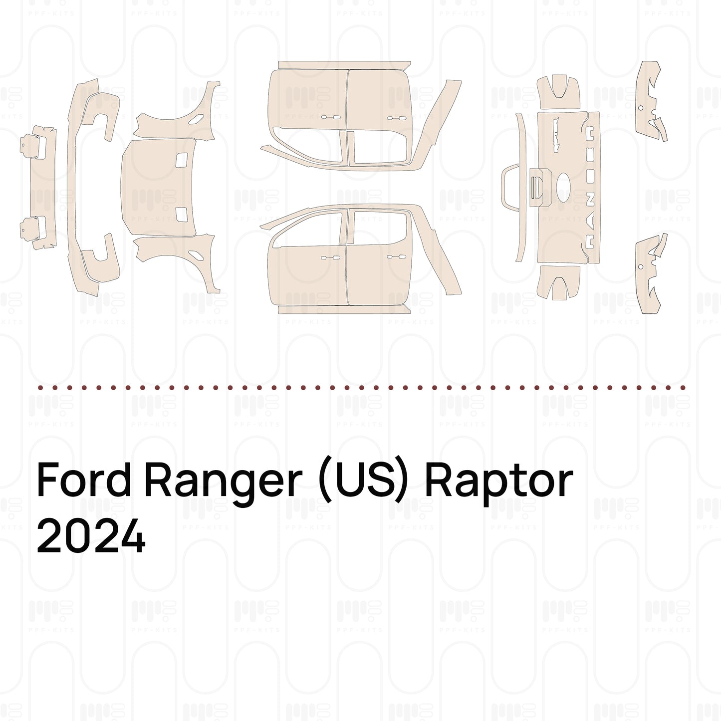 Pre-Cut PPF Ford Ranger (US) Raptor 2024