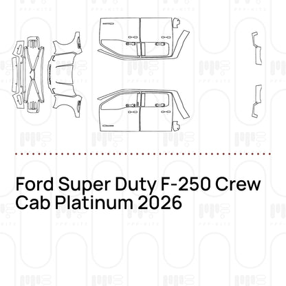 Pre-Cut PPF Ford Super Duty F-250 Crew Cab Platinum 2026