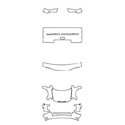 Pre-Cut PPF Ford Super Duty F-250 Super Cab XLT 2022 - PPF-Kits