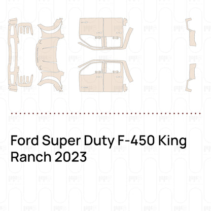 Pre-Cut PPF Ford Super Duty F-450 King Ranch 2023
