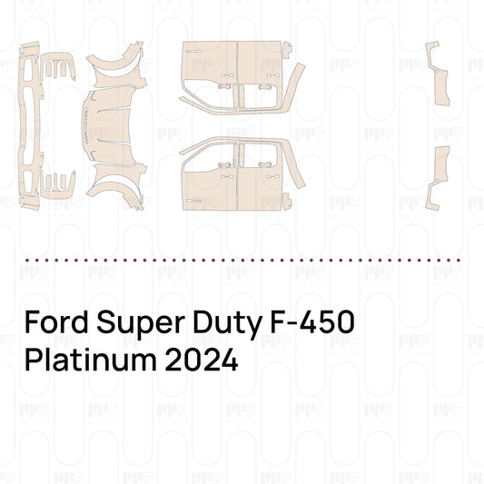 Pre-Cut PPF Ford Super Duty F-450 Platinum 2024
