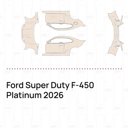 Pre-Cut PPF Ford Super Duty F-450 Platinum 2026