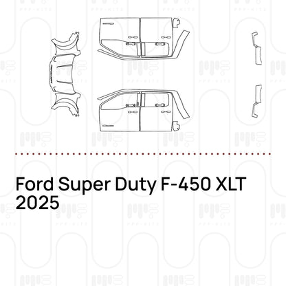 Pre-Cut PPF Ford Super Duty F-450 XLT 2025