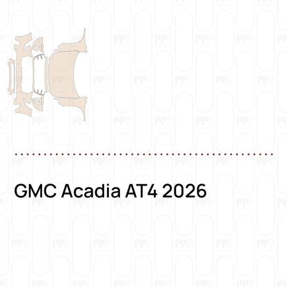Pre-Cut PPF GMC Acadia AT4 2026