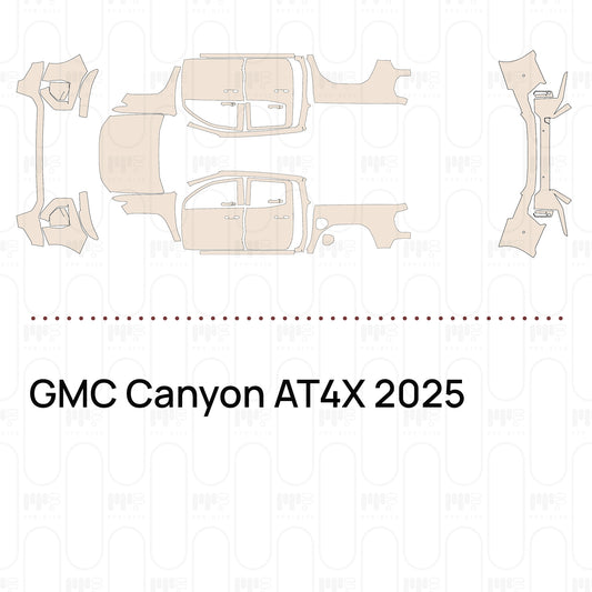 Pre-Cut PPF GMC Canyon AT4X 2025