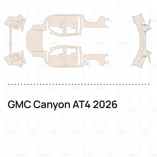 Pre-Cut PPF GMC Canyon AT4 2026