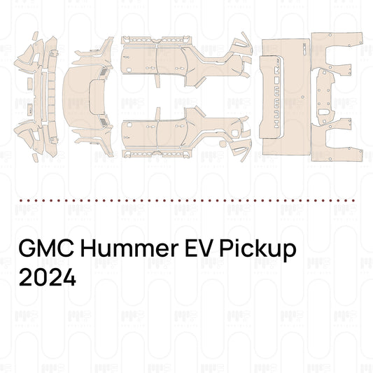 Pre-Cut PPF GMC Hummer EV Pickup 2024