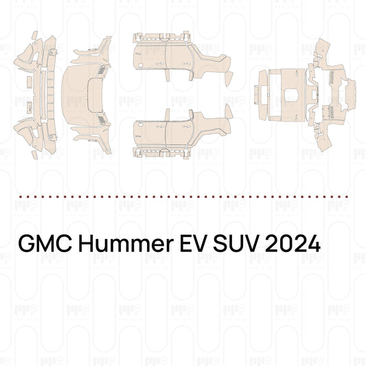 Pre-Cut PPF GMC Hummer EV SUV 2024