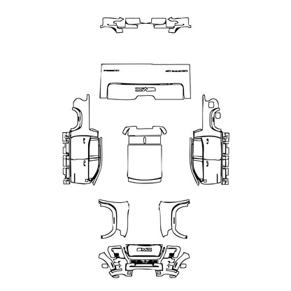 Pre-Cut PPF GMC Sieera EV Extended Range Denali 2025 - PPF-Kits