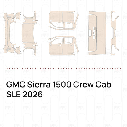 Pre-Cut PPF GMC Sierra 1500 Crew Cab SLE 2026