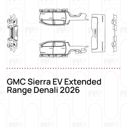 Pre-Cut PPF GMC Sierra EV Extended Range Denali 2026