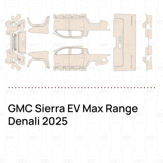 Pre-Cut PPF GMC Sierra EV Max Range Denali 2025