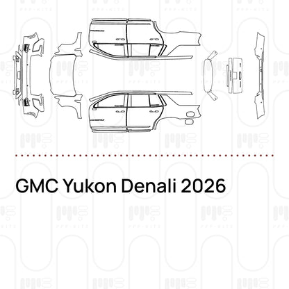 Pre-Cut PPF GMC Yukon Denali 2026
