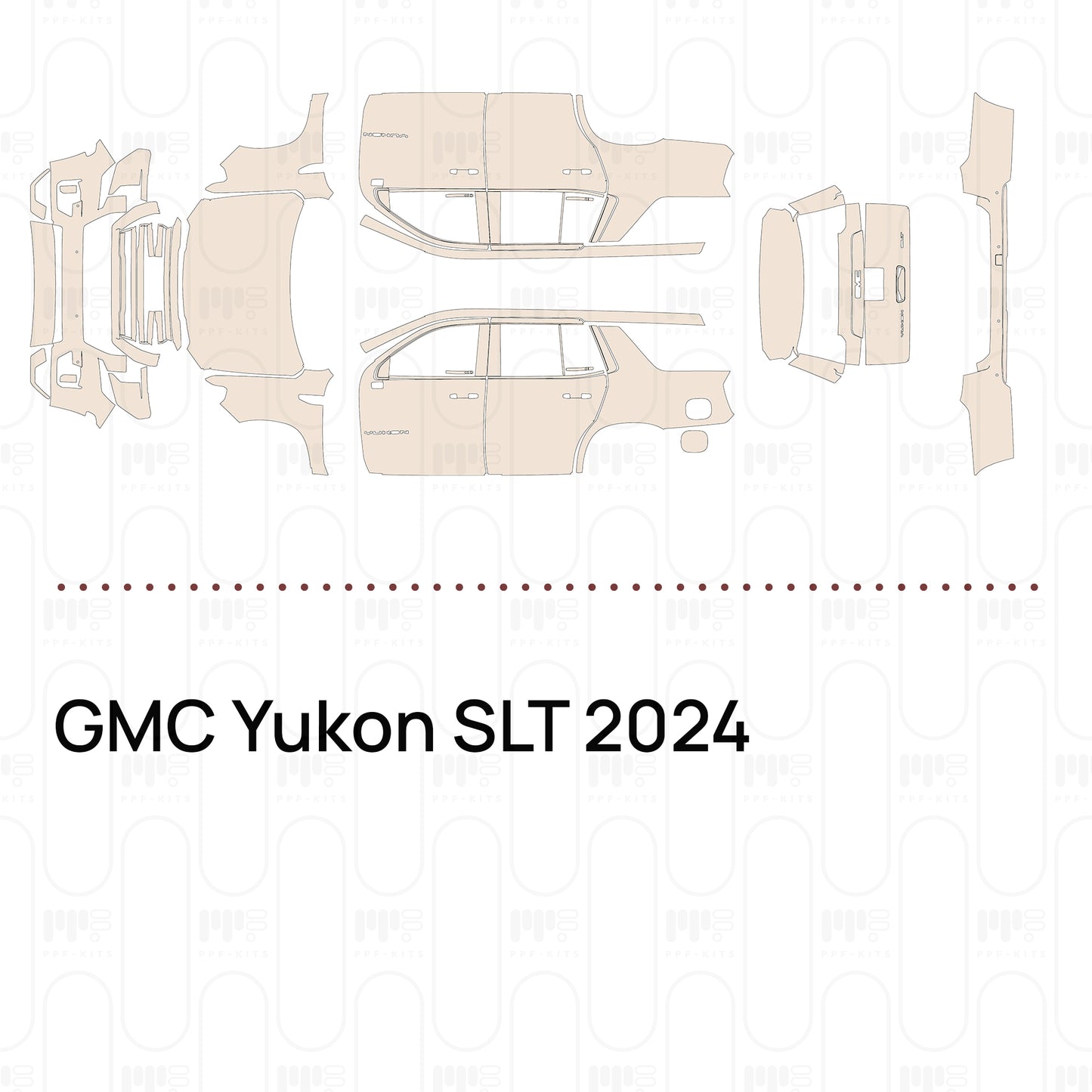 Pre-Cut PPF GMC Yukon SLT 2024