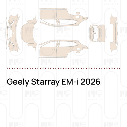 Geely Starray EM-i 2026 – Forskåret PPF-lakbeskyttelsesfilm