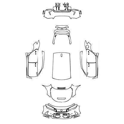 Pre-Cut PPF Honda Civic Type R 2023 - PPF-Kits